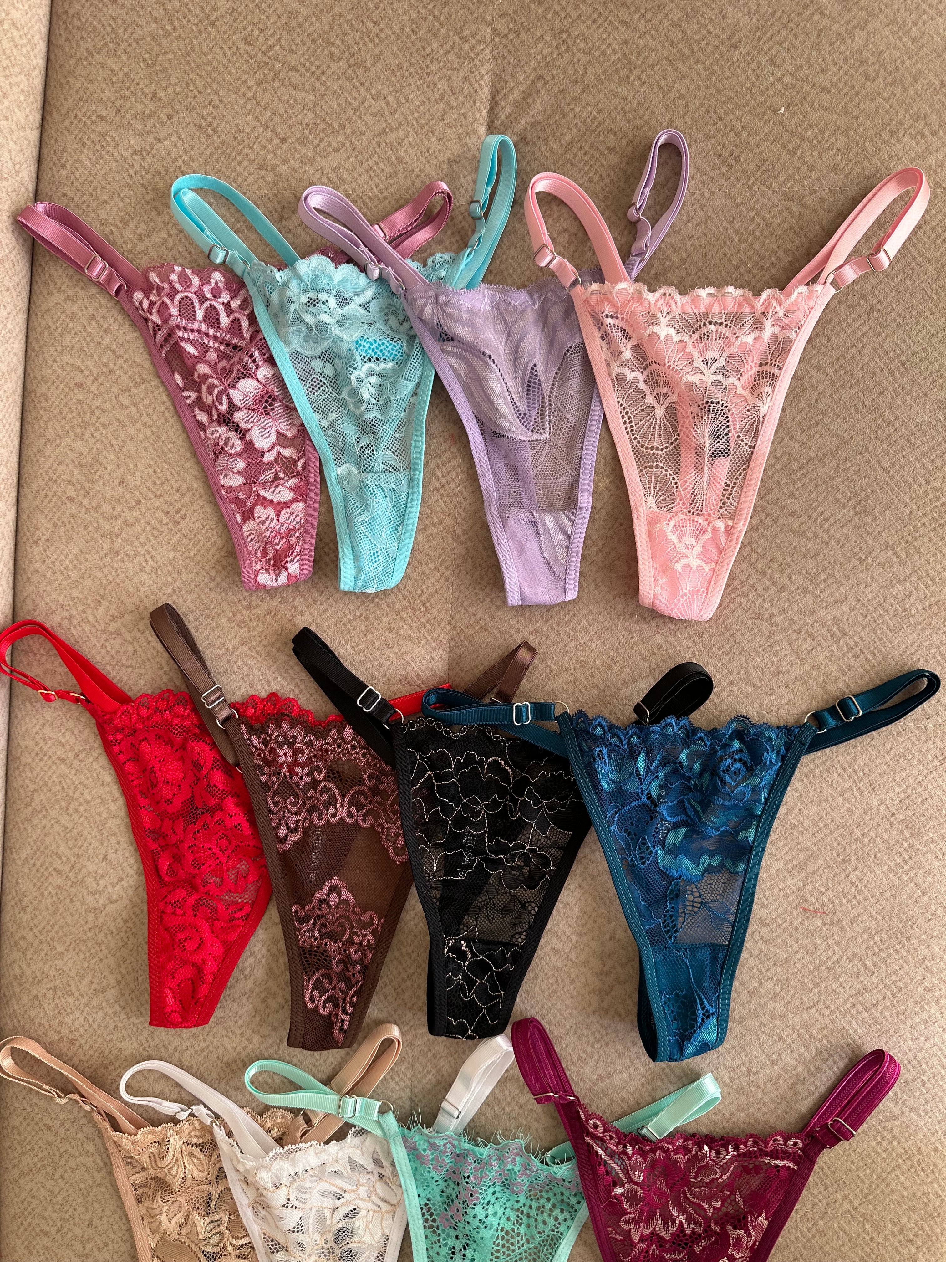 PACK 5 TANGAS - ENCAJE