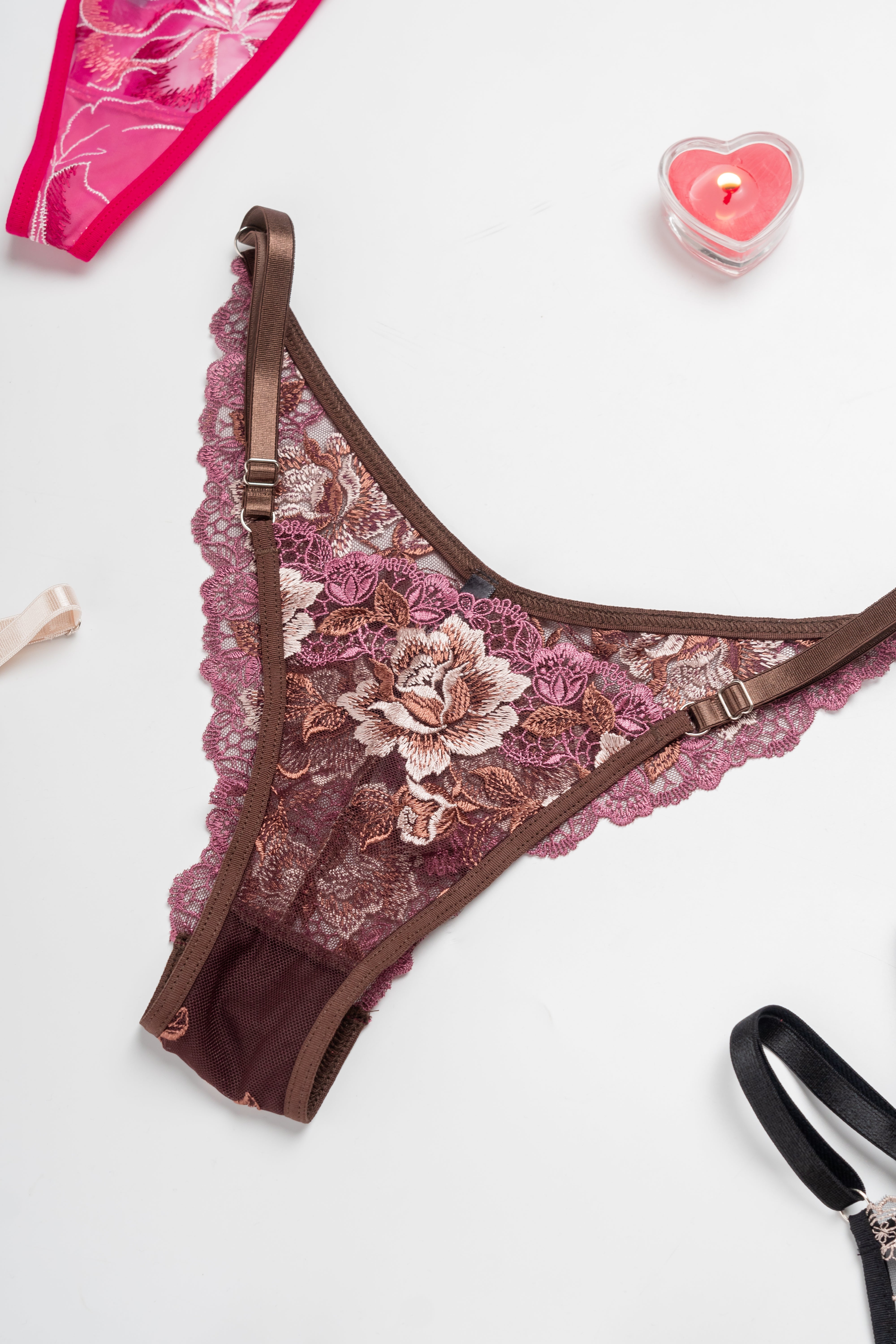 Pack 5 truzas - Tull bordado