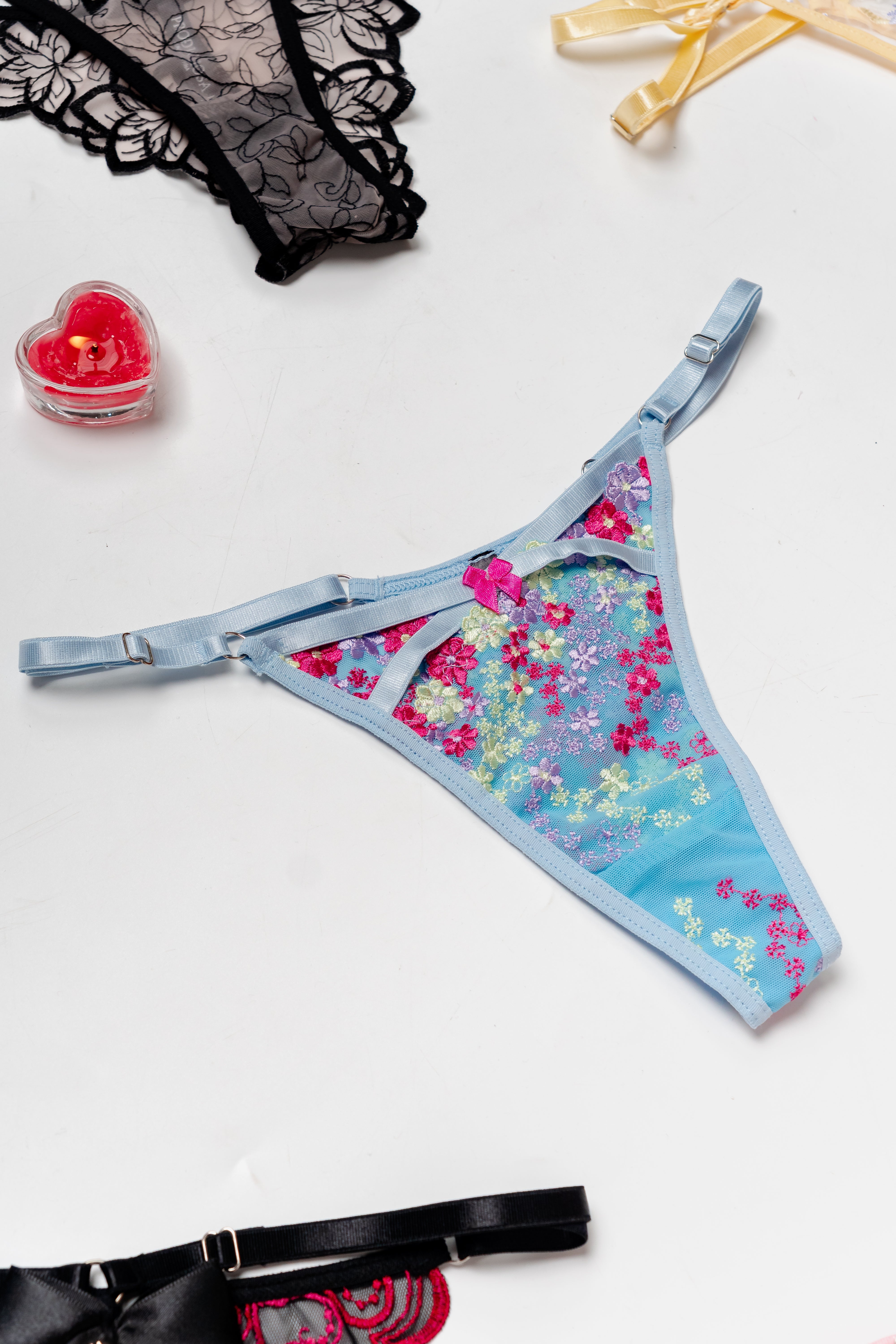 Pack 5 truzas - Tull bordado