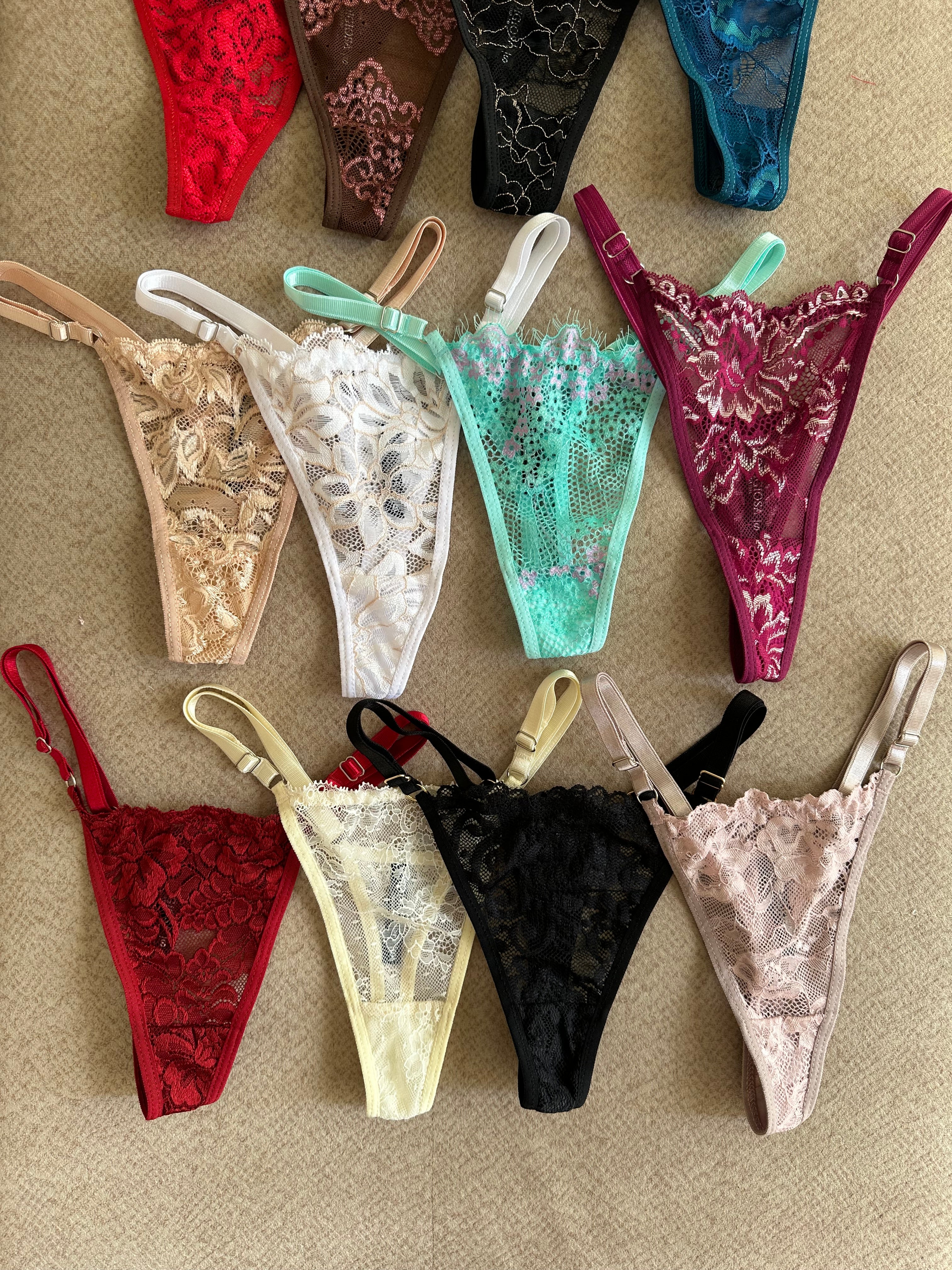 PACK 5 TANGAS - ENCAJE