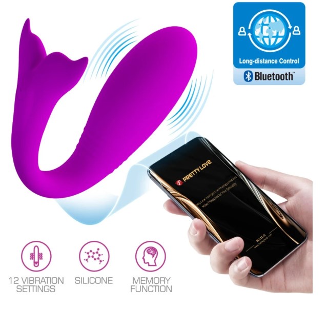VIBRADOR BALLENITA CON APP - JAYLEEN